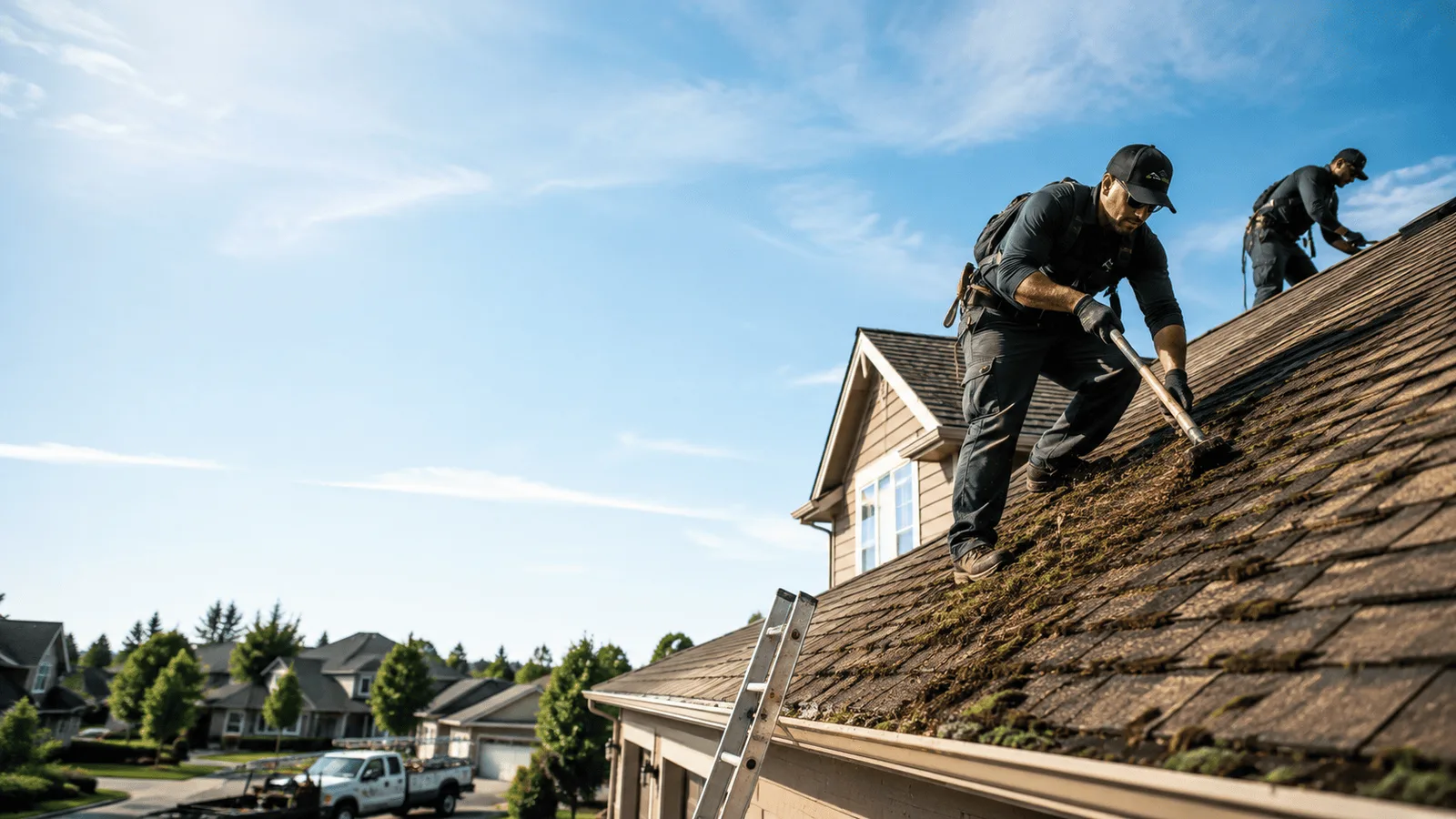 Roof Moss Removal in Dedham, IA near me